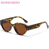 サングラスDohohdo Oval Cat Eye for Women Brand Designer Fashion Eyewear Men Shades Glasses