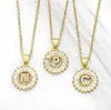 Colliers pendants Collier en cuivre Gold Chain Letter