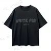 White Foxx Set Femmes à manches courtes Femme Designer Cabille T-shirt Summer Summer à manches courtes pour hommes