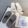 Slippers Cloth Sole Soundless Wood Flooring Home Shoes Thickened Silent Non Slip Fabric Indoor All Season Cotton