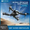 Drones 8K HD GPS Double caméra Drone RC Intelligent Obstacle évitement Photographie aérienne Quadcoptère pour le voyage en plein air 24416