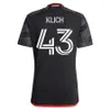 2024 DC United Soccer Jerseys Klich Benteke 24 25 Home Pirani Dajome Canouse Football Shirt Santos Durkin Garay Murrell Stroud Ku-Dipietro Men Cameitas kids