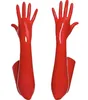 Mittens Shiny Wet Look Long Sexy Latex Gloves for Women BDSM Sex Extoic Night Club Gothic Fetish Wear Clothing M XL Black Red 22087546705