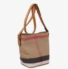 Shoulder Bags Women's Bag Shopper Luxury Fashion Canvas Bucket Handbags Crossbody Plaid Messenger Large Capacity For Women high quality designer bags
