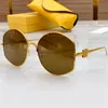 Designers fashionable circular metal frame sunglasses womens color changing decorative mirror LW40109U high quality mens UV400 resistant sunglasses