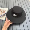 Diseñador de bolas de pelota Miao Family Borded Letter Big Eaf Fisherman Hat Fashion Sunshade Versátil Versátil X9RZ