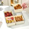 Plateau de fruits maison NOUVEAU BOX DE Rangement de fruits secs Snack Candy Candy Box Division Tray 395