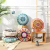 Pillow Round Decorative Mandala Sham 45cm Outdoor Cover Meditation Floor Pillows Case