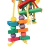 Other Bird Supplies Parrot Toys Hanging Rope Pet Ladder Wood Stand Budgie Parakeet Climb Cage Bite Toy Colorful Chewing