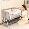 Baby Cribs Baby Oprócz śpiącego nowonarodzonego bassinet wielofunkcyjna łóżeczko przenośne składane łóżko dla dzieci darmowa wysyłka na 2023 l416