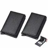 2PCS RFID Bloqueio de protetor Caixa de alumínio PU Couro Designer de carteira Homem Homem de cartão de crédito Hombre masculino Hombre 35ku#