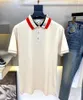 Designer Fashion Top Business Vêtements Polo T-shirt brodés LETTRES COLLAR Détails à manches courtes Polo