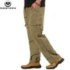 Pantalon pour hommes Spring Spring Thin High Quality Design Outdoor Leisure Couleur Couleur solide Loose Linette Male élastique Male grande taille