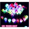 Party Favor Light Up Ring Favors LED Jelly ojämn finger Goodie Bag Stuffers klassrum belöningar födelsedagsförsörjning skattlåda priser GL DHA0W