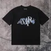 24 ins mens designer amirir skjorta t shirt kvinna kort mode kläder mode t-shirts toppkvalitet bomull casual tees korta ärm män 785