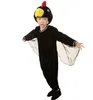 Drame pour enfants mignon petit animal noire d'aigle noire costume de performance