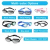 Zwembril voor mannen vrouwen antifog UV -bescherming Waterdichte siliconen verstelbaar zwembad