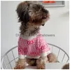 Vêtements pour chiens de créateurs Pull de compagnie de marque de marque de marque météorologue Mémortisseurs chiots Coton Pluls de coton Livraison DHSC