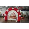 Mascot kostymer Rainbow Gate Circus Arch Ierable Props Garge Party Advertising Air Model Customization