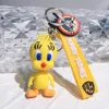 DÉCOMPRESSION TOY CARTOONE Small Pendant Car Keychain Coupte Animal Chain Chain Doll Machine Gifts Wholesale