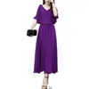 Party Dresses Women 2024 Summer Dress Plus Weight 200kg Fat Mm Chiffon Fashionable And Slim Long A1202