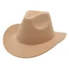 Berets Western Cowboy Hat Stage Performance Outdoor Sunshade en Sunscreen Ethnic Style Tibetaans Panama Franse retro