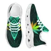 Scarpe casual istantarts 3D foglie verdi Design Sneaker in rete per donne cuscini ad aria all'aperto calzature a piedi leggero