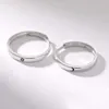 Clusterringe 2 PCs Sun Moon Matching Paar Freundschaftsliebhaber Offen einstellbarer Ring Engagement Hochzeitsliebhaber Kit Valentinstag Geschenk