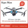 Drones NIEUW 1.2 K911 Max GPS Drone 8K Professionele dubbele HD -camera FPV 1200 km Aeriële fotografie Borstelloze motor Vouwbaar quadcopter speelgoed 240416