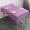 Tableau de couleur de couleur solide Couverture de couverture en satin pour anniversaire Banquet de mariage Restaurant Festival Festival Party Supply Rectangle Nattein