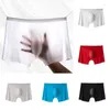 Onderbroek mannen ondergoed zacht naadloos ijs zijden boksershorts zomer ultradunne elastische transparant slipje mannelijke bokser broek