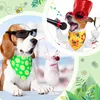 Flor Floral Dog Bandanas Spring Bee Poliéster Triangle Dog Lenfs com padrões de flores para um pequeno animal de estimação de cachorro grande médio