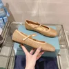 Casual Schuhe Größe 35-41 Frühlings Sommer Mary Jane für Frauen echte Leder Ballett Flats schmale Bandwebede Designer-Slipper