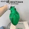 Bottegvenetas Jodie torebka Włochy Zielone tkaninowe nastolatki przenośne ramię i torby pod pachami kobiety torby luksusowe