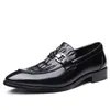 Chaussures habillées crocodile noirs hommes d'hommes oxford en cuir italien formel sapato social masculino mariage 2024