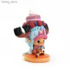 Actie speelgoedcijfers 11 cm anime figuur één stuk Tony Chopper Candy and Crown Version Action Figuur 15e verjaardag verzameling Model Kids Toys Y240415