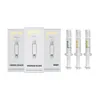 Svuota pura a 3 ceppi siringa Verde Crack Luer Lock Mango Kush Glass Siringes Box da imballaggio