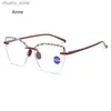 Gafas de sol Hombres Mujeres Lectura de gafas Retro Presbyopia Eyewear Eyeglases Fashion Anti-Blue Light Pio visión de visión de visión +1.0 +4.0 Gafas Y240416