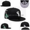 Ball Caps dopasowane czapki baseball męski projektant czapki wszystkie drużyny logo bawełniane haft haftowy cap snapbacks street na świeżym powietrzu rozmiary sportu mixe dhr8e