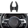 Fibre de carbone Fibre de volant de volant Shift Shifters Extension pour Ford Mustang Paddle Shifter Sticker Sticker