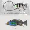 Lures de natação robótica Pesca Autométrica de pesca elétrica isca de isca de isca para swimbait USB Recarregável Planking LED LUZ 240416