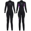 m Neopren Wetsuits Full Body Women Diving Suits Scuba Snorkling Surfing Water Sports Keep Warm Long Sleeve Diving Clothing 240411