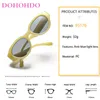 サングラスDohohdo Oval Cat Eye for Women Brand Designer Fashion Eyewear Men Shades Glasses