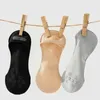 Socks Hosiery Socks Womens Summer Thin Invisible Low Cut No Show Cotton Silicone Non-slip Shallow Mouth White Boat Sock For High Heel 1 Pairs