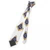 Bow Ties Freemason Gold Square Masońskie krawaty 8 cm mason szyja męskie szczupłe koszulę akcesoria gravatas ślubne biuro