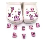 Fashion Shoe Halloween Charms Dekoracja Buty Bugi Pinsy Pinty Pink English Capital Letters Numer Kids Party5606868