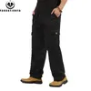 Pantalon pour hommes Spring Spring Thin High Quality Design Outdoor Leisure Couleur Couleur solide Loose Linette Male élastique Male grande taille