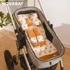 Barnvagnsdelar tillbehör baby barnvagn kudde universal baby barnvagnar säte vinter mjuk och bekväma bomullstillbehör Q240417