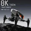 UXK8 Drones XD1 Pro Mini Drone 4K Profesional com 8K HD Camera FPV Aerial Photography Light Quadcopter dobrável para crianças Toys Drones 24416