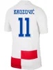 2024 Croatia Soccer Jersey 24/25 Home 10 Modric 7 Majer #4 Camisa Gvardiol Away #11 Brozovic #9 Kramaric #17 Budimir National Team Kids Kit Futebol Uniform 999